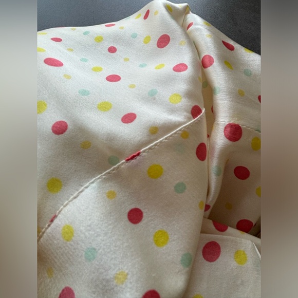 NEW RARE FINDS VINTAGE TOUPY FRANCE SILK WOMENS ASYMMETRICAL SKIRT S 42 - Picture 7 of 14